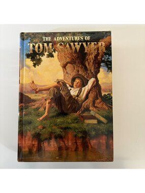 The Adventures Of Tom Sawyer By Mark Twain 1998 Hardcover Illustrated Junior Lib